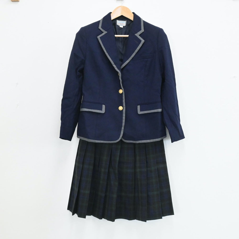 【中古】東京都 上野学園高等学校 女子制服 3点（ブレザー・シャツ・スカート）sf003981