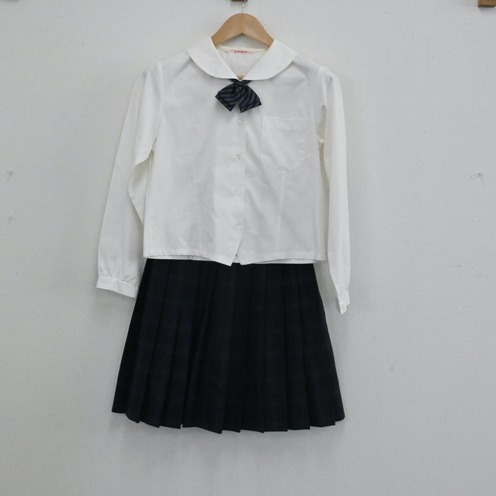 【中古】愛知県 猿投農林高等学校 女子制服 5点（ブレザー・ベスト・シャツ・スカート）sf003998