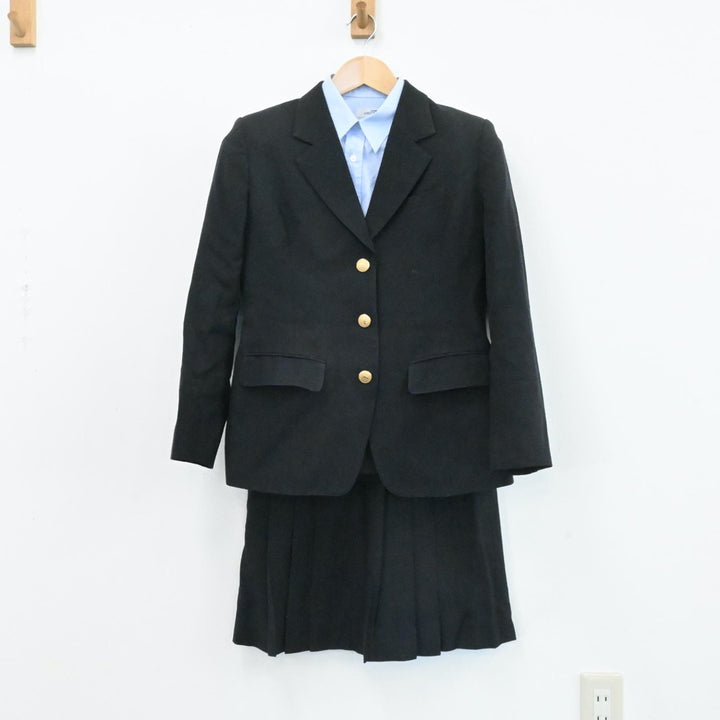 札幌旭丘高校 制服 女子 ベスト 新品 中古】北海道 札幌旭丘高等学校 女子制服 4点（シャツ・シャツ