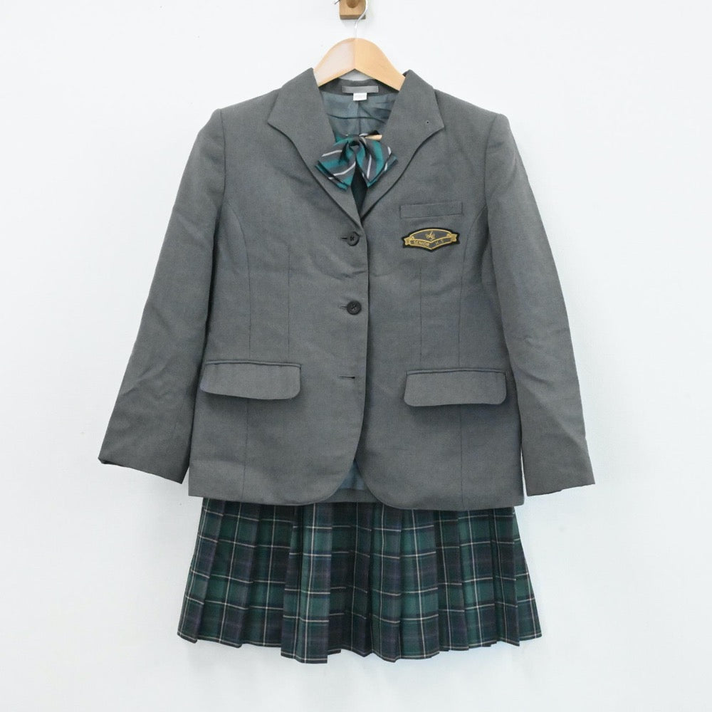 【中古】千葉県 昭和学院高等学校 女子制服 3点（ブレザー・スカート）sf004035