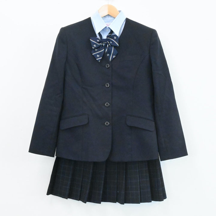 【中古】神奈川県 神奈川県立横浜立野高等学校 女子制服 6点（ブレザー・シャツ・スカート）sf004043