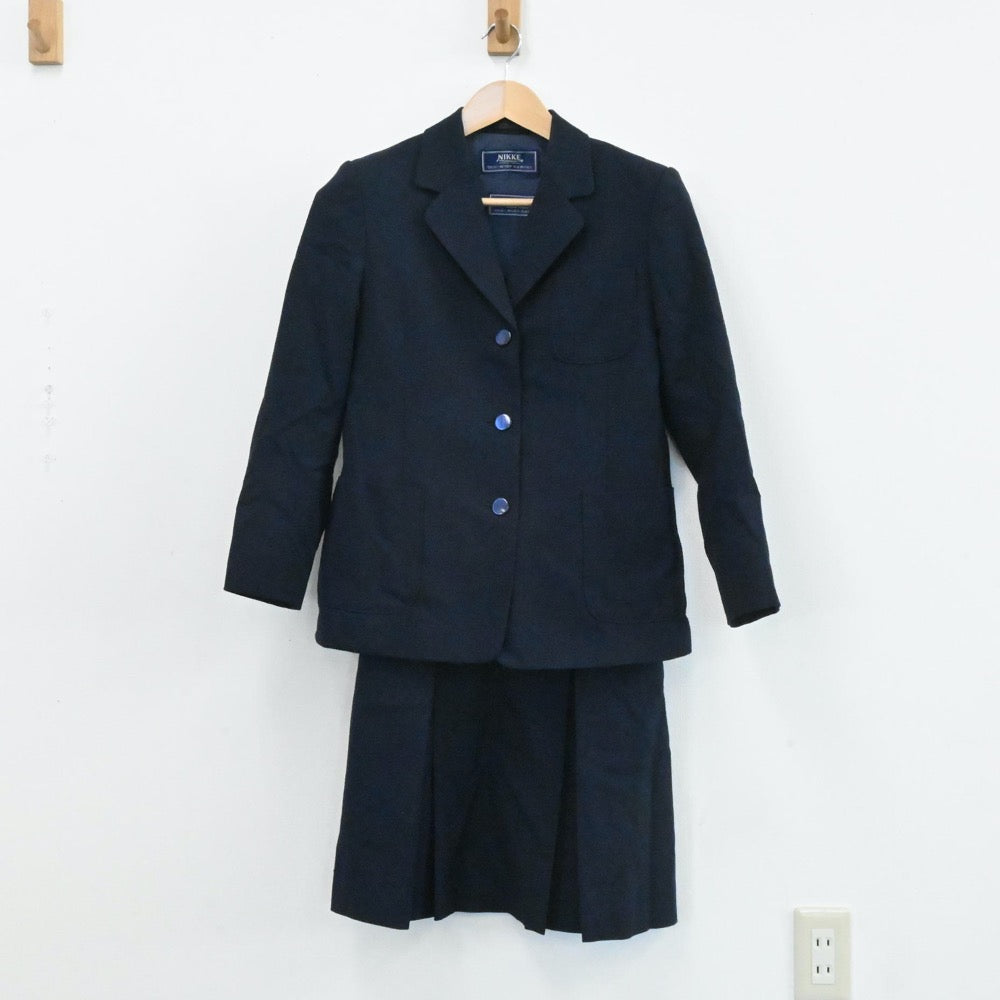 【中古】埼玉県 羽生市立東中学校 女子制服 2点（ブレザー・ジャンパースカート）sf004061