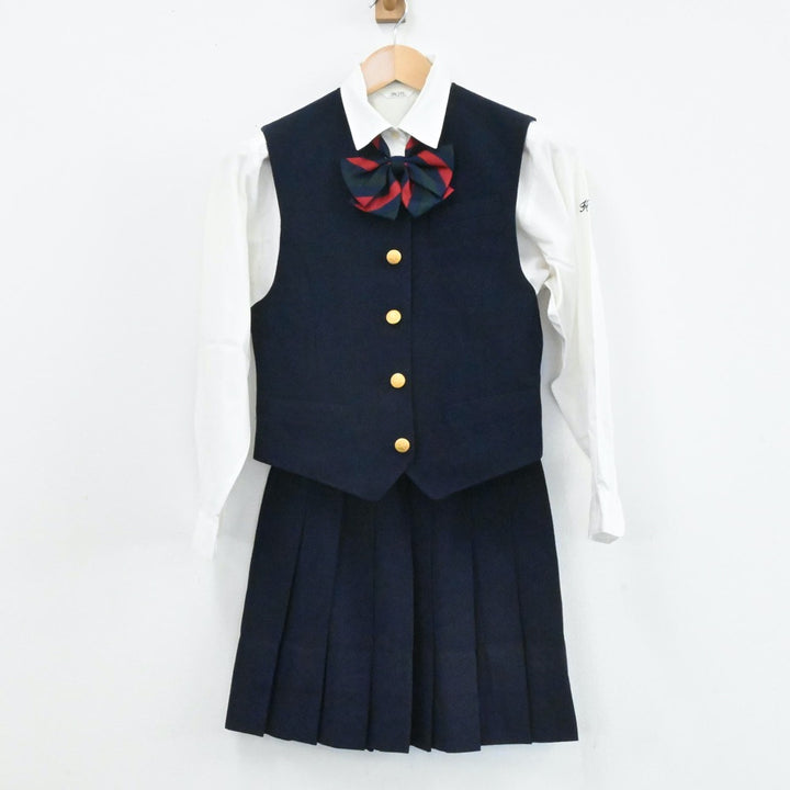 中古制服】埼玉県 埼玉県立川越南高等学校 女子制服 6点（ブレザー・シャツ・ニット・ベスト・スカート）sf004072【リサイクル学生服】 | 中古制服 通販パレイド