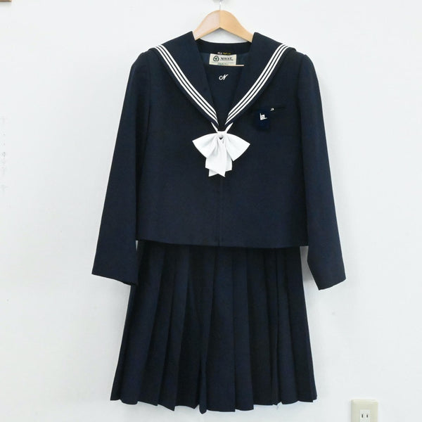 中古制服】石川県 金沢市立長田中学校 女子制服 4点（セーラー服・セーラー服・スカート）sf004080【リサイクル学生服】 | 中古制服通販パレイド