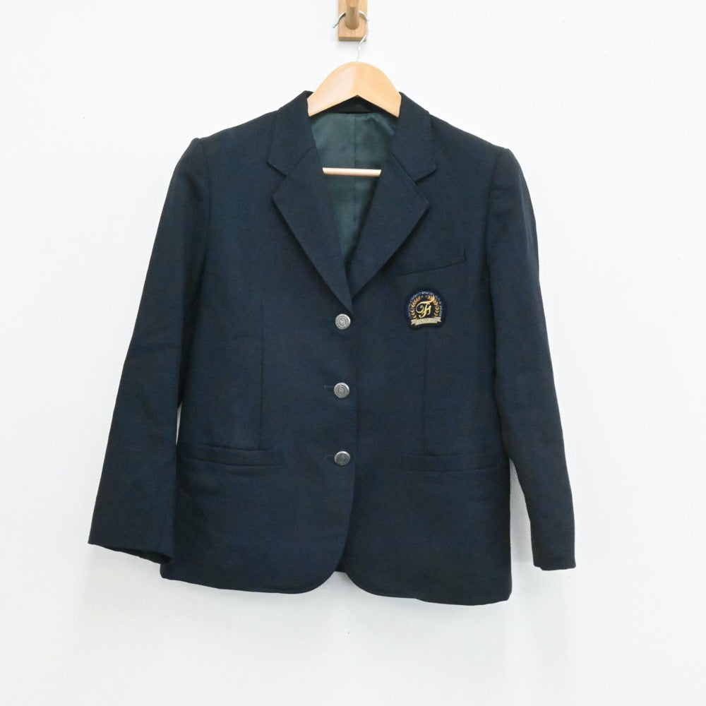 【中古】宮城県 宮城教育大学附属中学校 女子制服 3点（ブレザー・スカート）sf004101