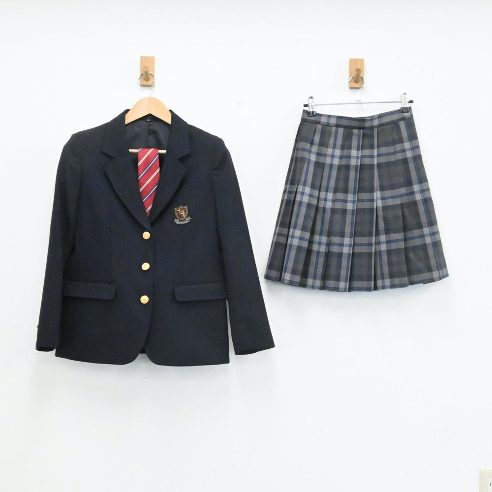 【中古】神奈川県 第一学院高等学校 女子制服 5点（ブレザー・スカート）sf004105