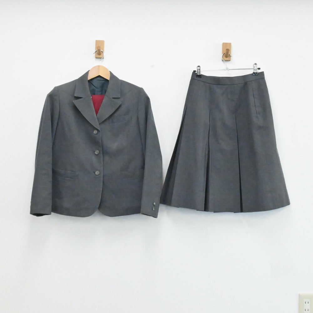 【中古】埼玉県 埼玉大学教育学部附属中学校 女子制服 4点（ブレザー・ベスト・スカート）sf004121