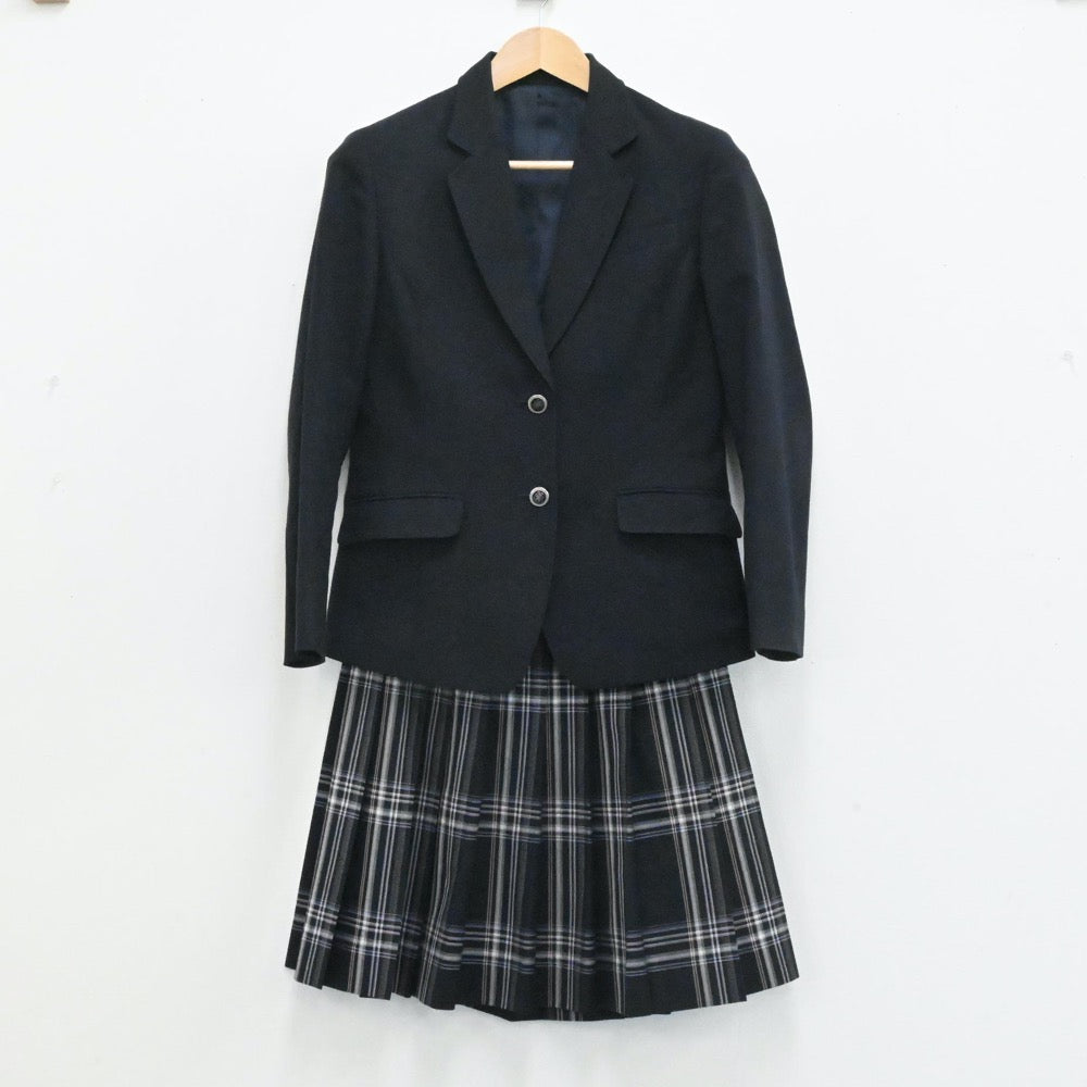 【中古】東京都 吾嬬立花中学校 女子制服 4点（ブレザー・ベスト・スカート）sf004124