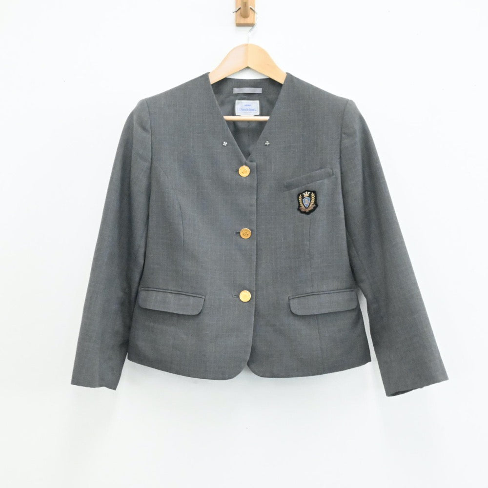 【中古】埼玉県 栄中学校 女子制服 2点（ブレザー・スカート）sf004137