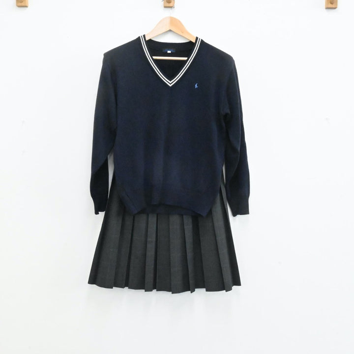 中古制服】奈良県 香芝高等学校 女子制服 7点（ブレザー・シャツ・ニット・スカート）sf004144【リサイクル学生服】 | 中古制服通販パレイド