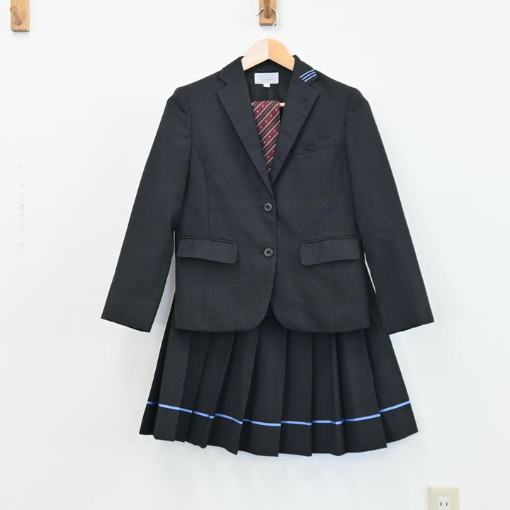 中古制服】静岡県 浜松市湖北高等学校 女子制服 3点（ブレザー