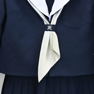 【中古】愛知県 高蔵寺中学校 女子制服 2点（セーラー服・スカート）sf004174