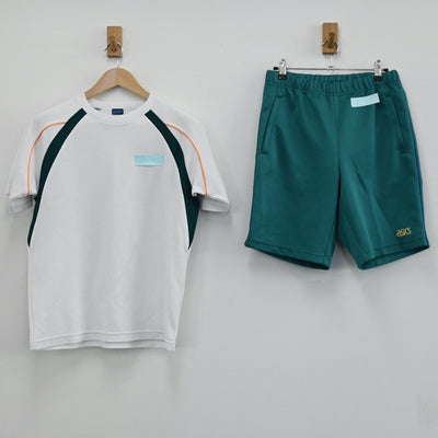 【中古】大阪府 大阪府立岸和田高校 女子制服 3点（体操服 上・体操服 下）sf004212