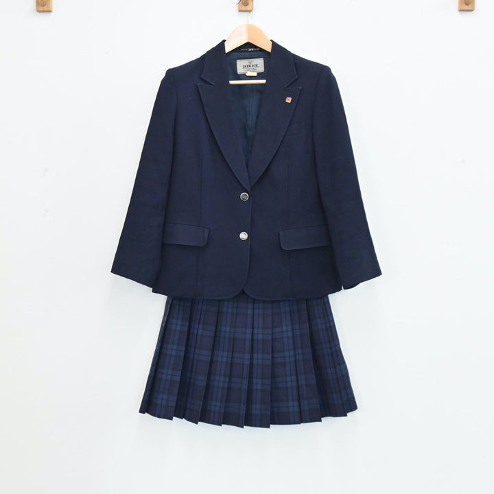 【中古】愛知県 瀬戸窯業高等学校(旧制服) 女子制服 5点（ブレザー・ベスト・スカート）sf004222