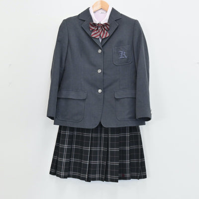 【中古】北海道 駒澤大学附属苫小牧高等学校 女子制服 5点（ブレザー・シャツ・スカート）sf004233