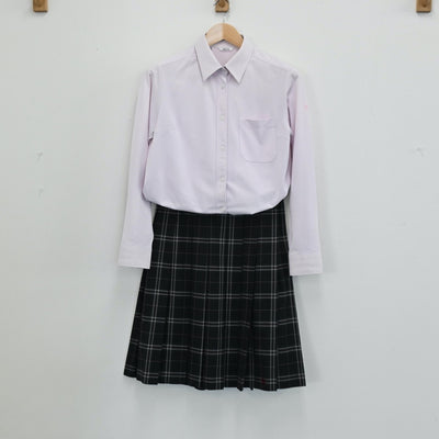 【中古】北海道 駒澤大学附属苫小牧高等学校 女子制服 5点（ブレザー・シャツ・スカート）sf004233