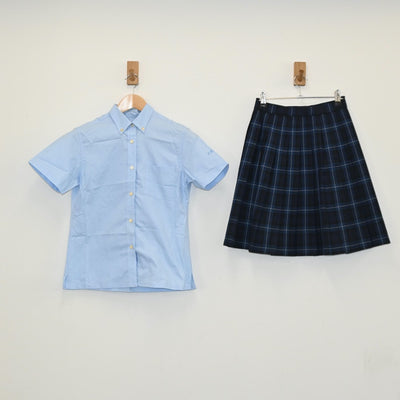 【中古】福岡県 福岡講倫館高等学校 女子制服 7点（ブレザー・シャツ・スカート）sf004238