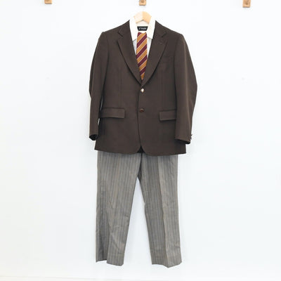 【中古】埼玉県 青山学院大学系属　浦和ルーテル学院中学校 男子制服 6点（ブレザー・シャツ・ニット・ズボン）sf004253