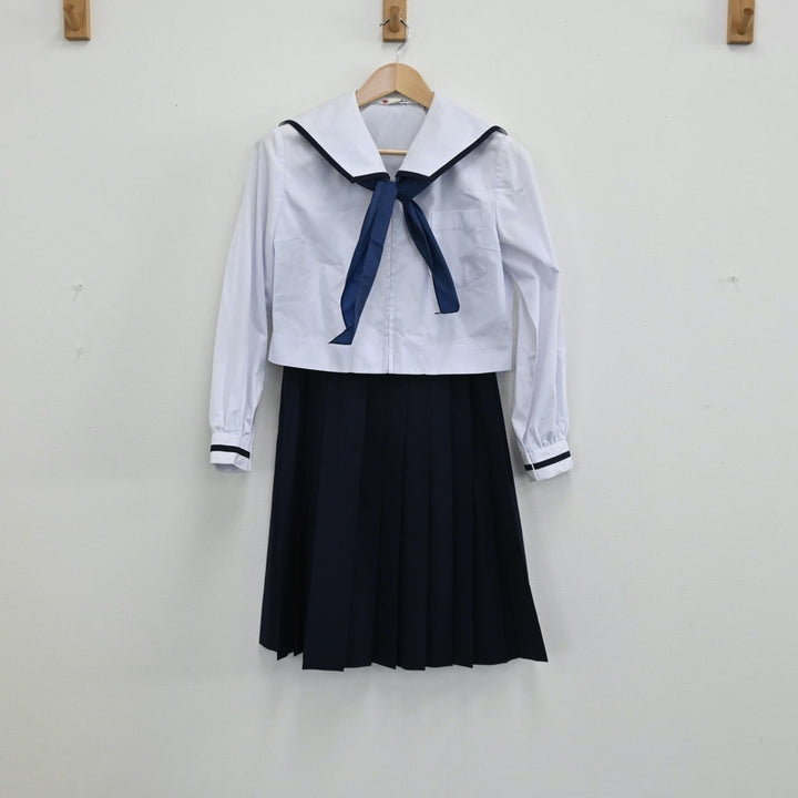 中古制服】熊本県 熊本大学附属中学校 女子制服 5点（セーラー服・スカート）sf004280【リサイクル学生服】 | 中古制服通販パレイド