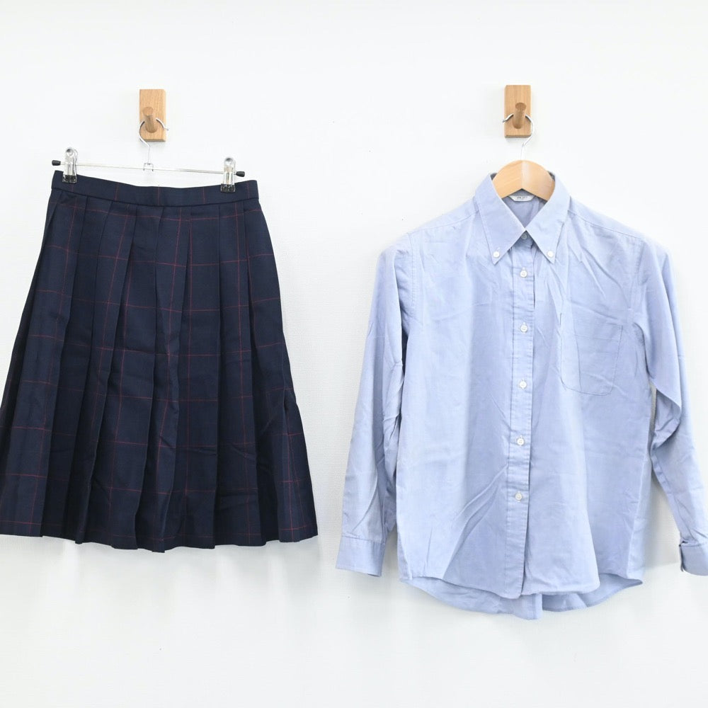 【中古】広島県 広島県立廿日市高等学校 女子制服 5点（ブレザー・ニット・シャツ・スカート）sf004300