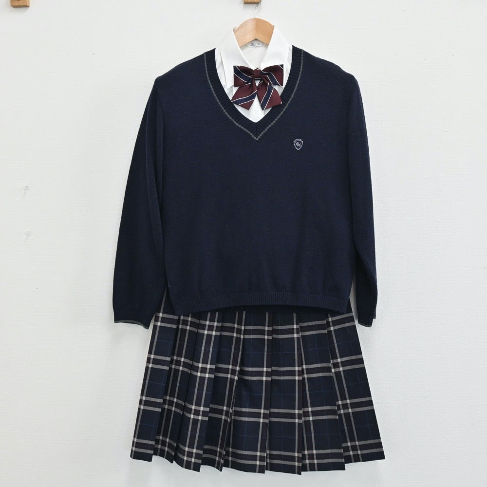 中古制服】兵庫県 兵庫県立宝塚東高等学校 女子制服 7点（ブレザー・ニット・シャツ・スカート）sf004313【リサイクル学生服】 | 中古制服 通販パレイド