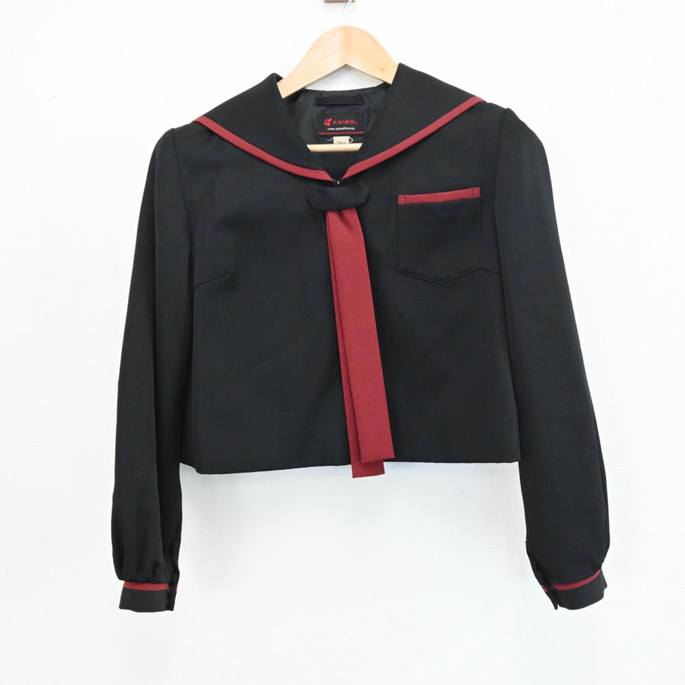 【中古】青森県 青森県立五所川原高等学校 女子制服 3点（セーラー服・スカート）sf004335