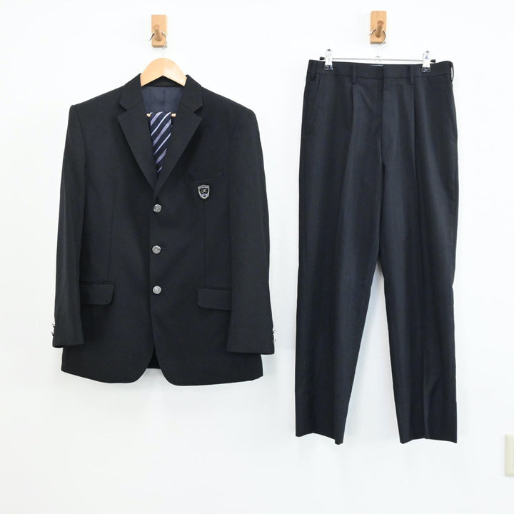 中古制服】東京都 東京都立葛飾野高等学校 男子制服 4点（ブレザー