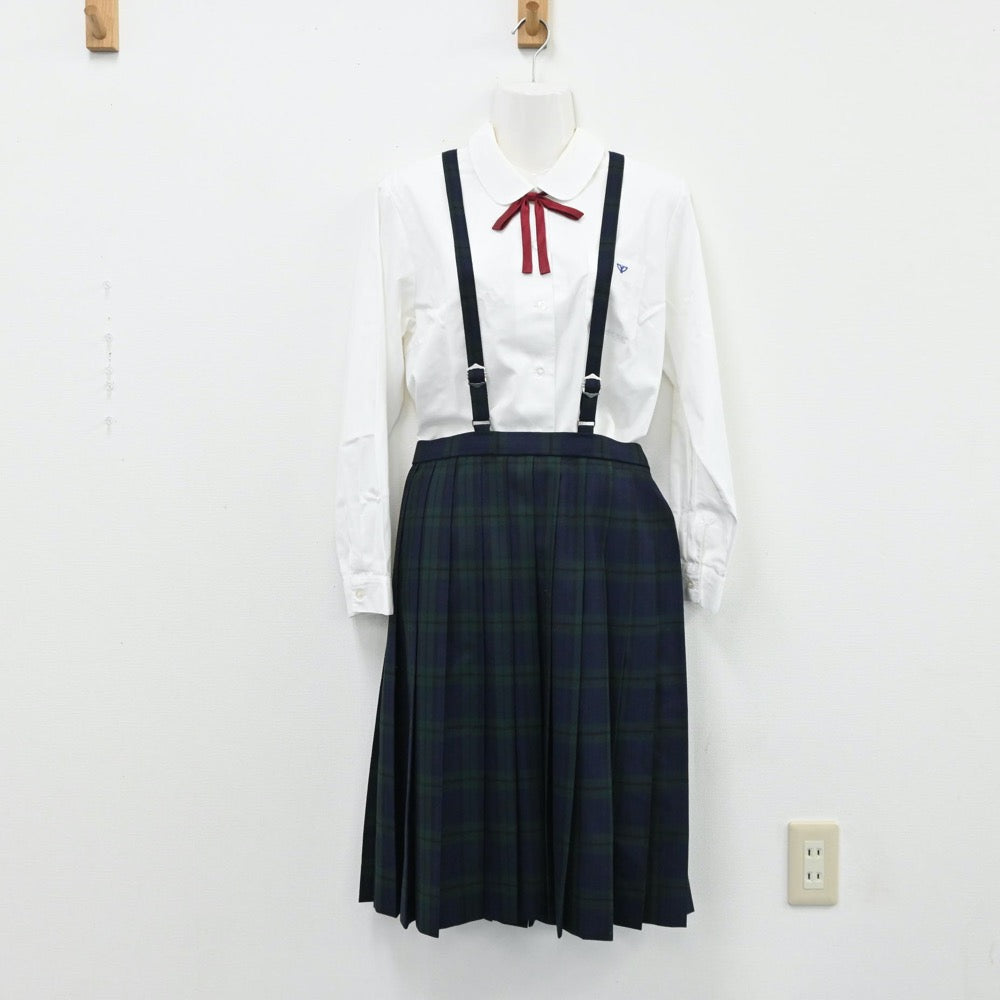 【中古】兵庫県 神戸市立大原中学校 女子制服 4点（ブレザー・シャツ・スカート）sf004363