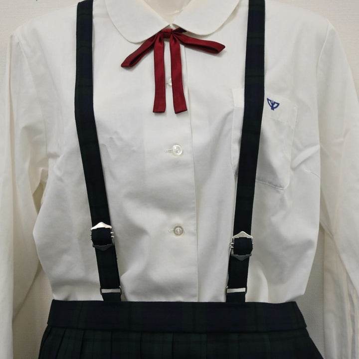 【中古】兵庫県 神戸市立大原中学校 女子制服 4点（ブレザー・シャツ・スカート）sf004363