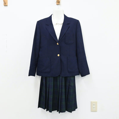 【中古】兵庫県 神戸市立大原中学校 女子制服 3点（ブレザー・シャツ・スカート）sf004364