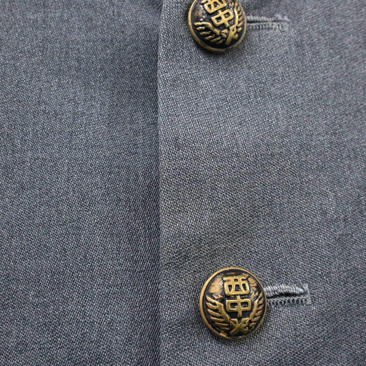 中古制服】千葉県 成田市立西中学校 男子制服 3点（学ラン・ズボン