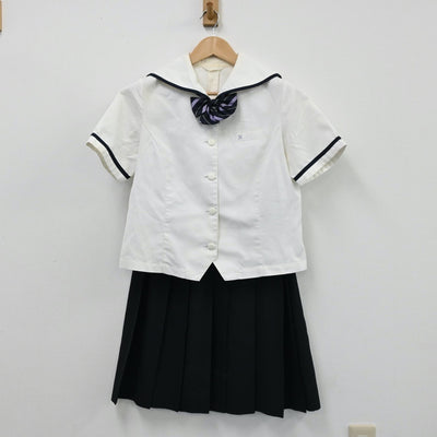 【中古】岐阜県 多治見西高校 女子制服 4点（シャツ・スカート）sf004390