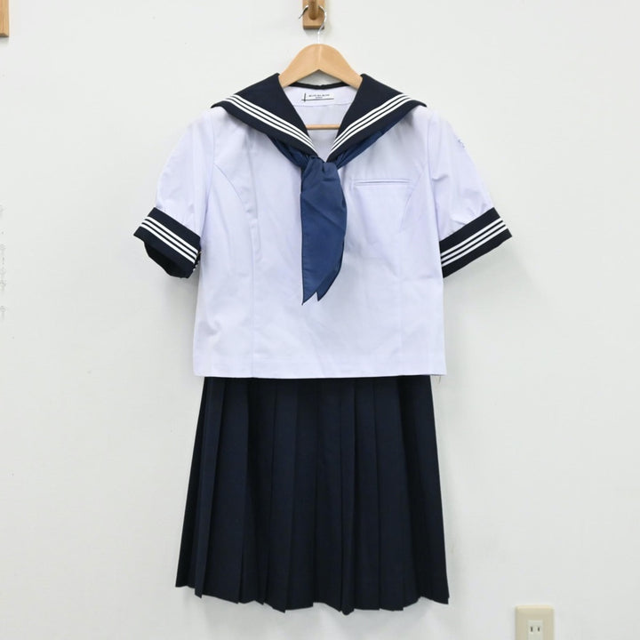 【中古制服】栃木県 栃木県立女子高等学校 女子制服 3点（セーラー服・スカート）sf004402【リサイクル学生服】 | 中古制服通販パレイド