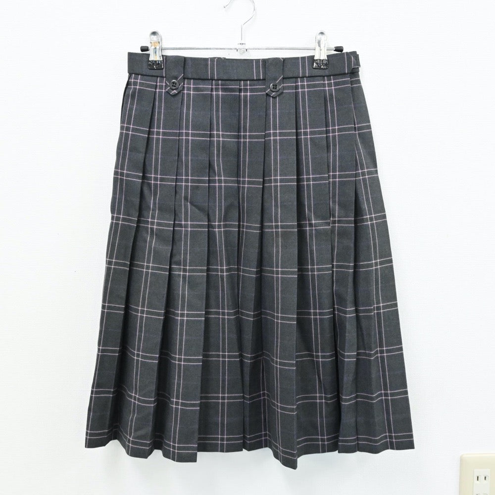 【中古】大阪府 大阪成蹊女子高等学校 女子制服 5点（ブレザー・ニット・スカート）sf004405