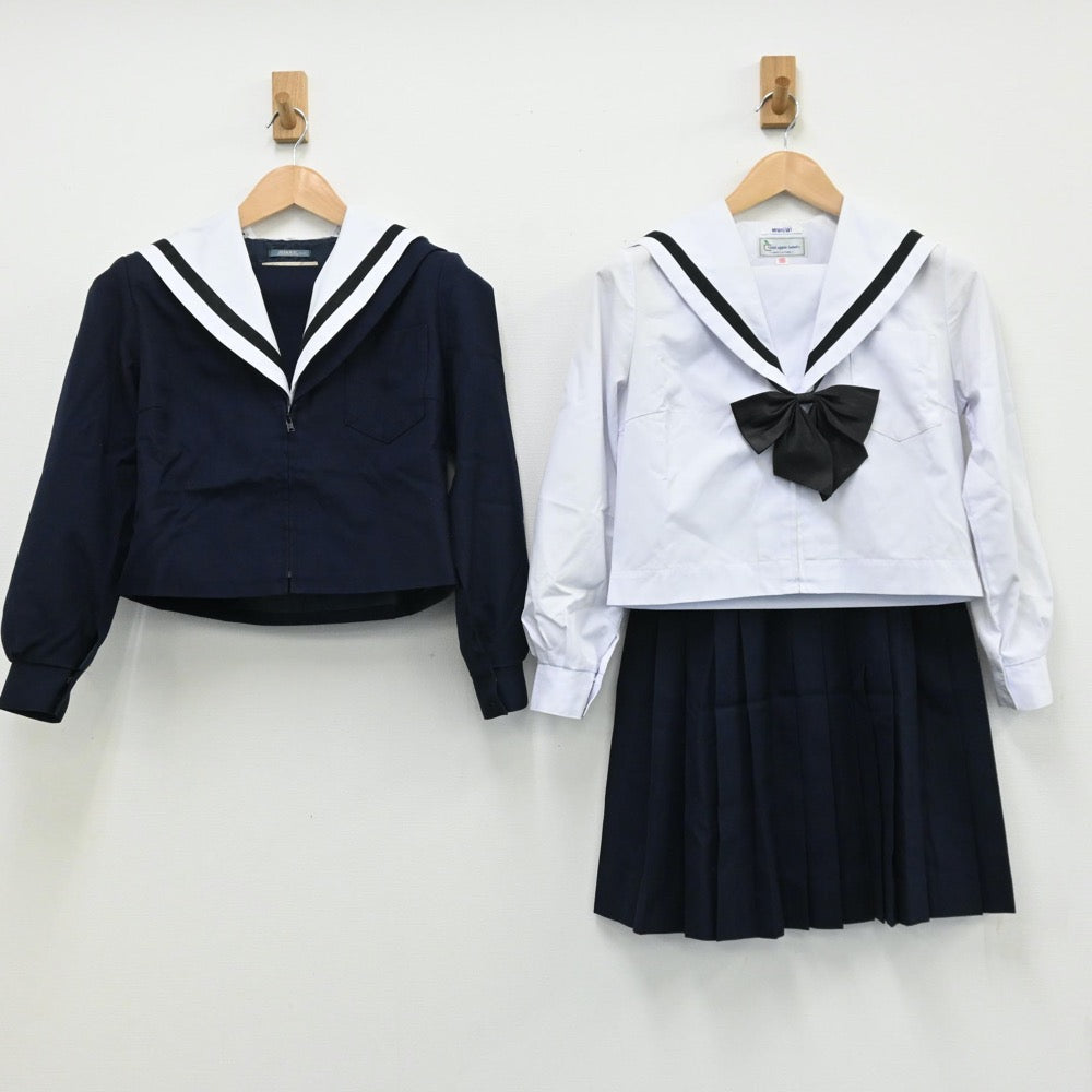 中古制服】愛知県 愛知県立名古屋西高等学校 女子制服 4点（セーラー服・セーラー服・スカート）sf004427【リサイクル学生服】 | 中古制服 通販パレイド