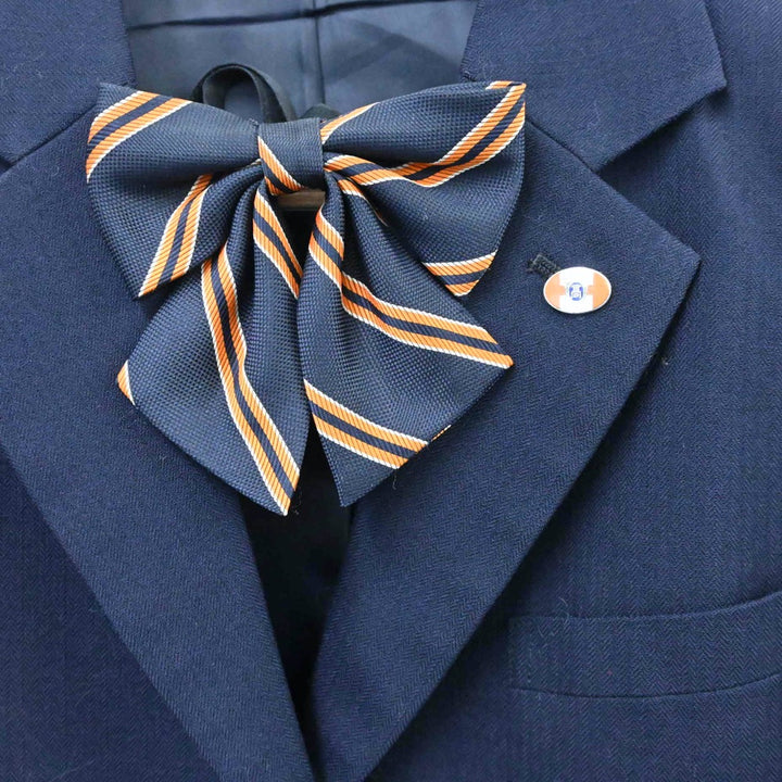 法政　制服スカート　冬 中古制服】東京都 法政大学 中学高等学校 女子制服 4点（ニット