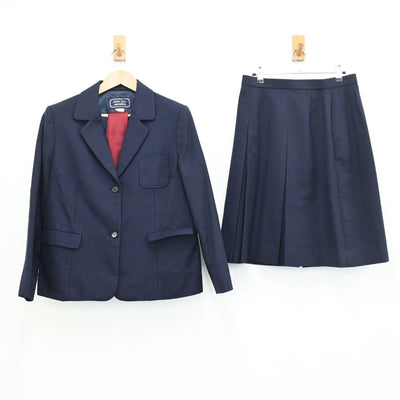 【中古】埼玉県 所沢商業高等学校 女子制服 4点（ブレザー・ベスト・スカート）sf004443