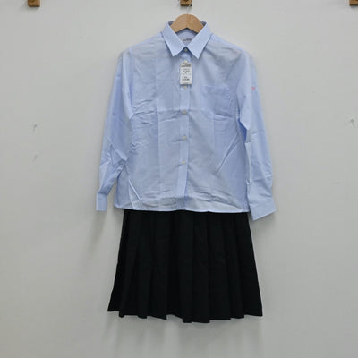 【中古】兵庫県 兵庫大学附属須磨ノ浦高等学校 女子制服 6点（ブレザー・シャツ・ニット・スカート）sf004447