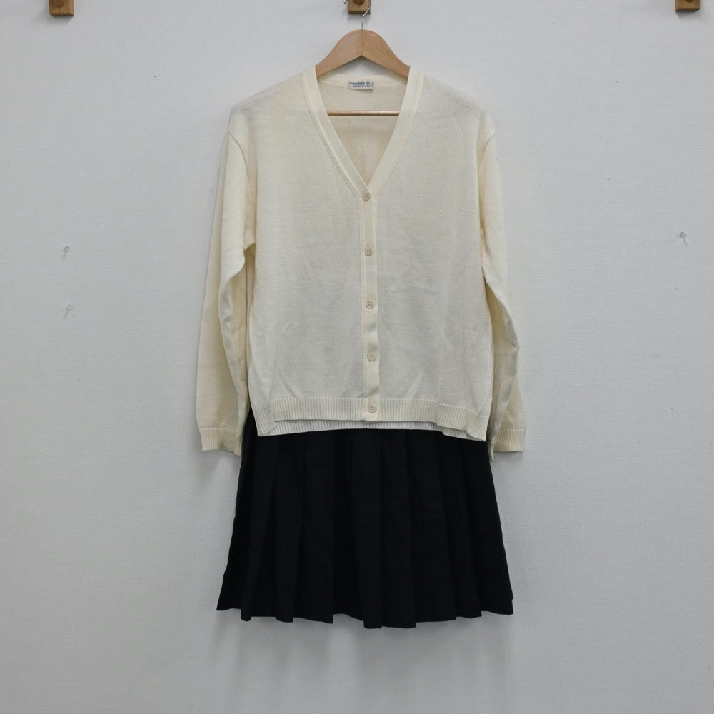 【中古】兵庫県 兵庫大学附属須磨ノ浦高等学校 女子制服 6点（ブレザー・シャツ・ニット・スカート）sf004447