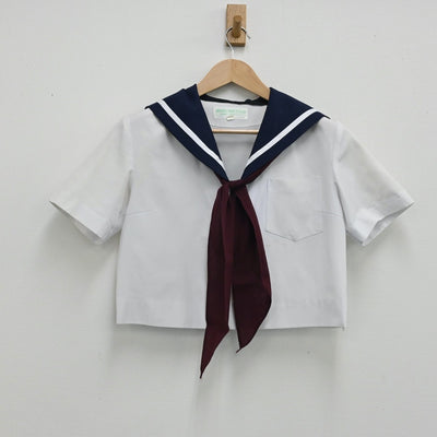 【中古】愛知県 刈谷高等学校 女子制服 3点（セーラー服・スカート）sf004465