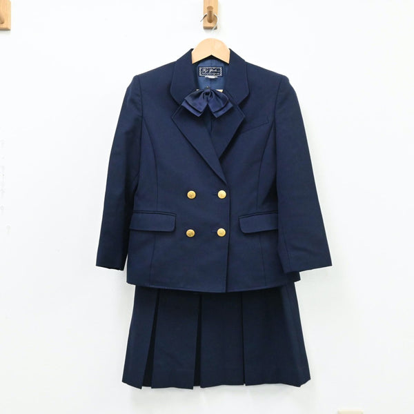 【中古】岡山県 岡山県立倉敷商業高校 女子制服 4点（ブレザー・ベスト・スカート）sf004503