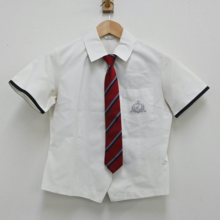 【中古】岡山県 岡山県立倉敷商業高校 女子制服 4点（シャツ・スカート）sf004504