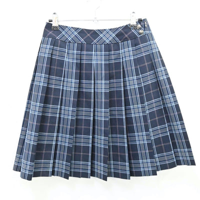 【中古】東京都 大成高校 女子制服 4点（シャツ・ニットベスト・スカート）sf004511