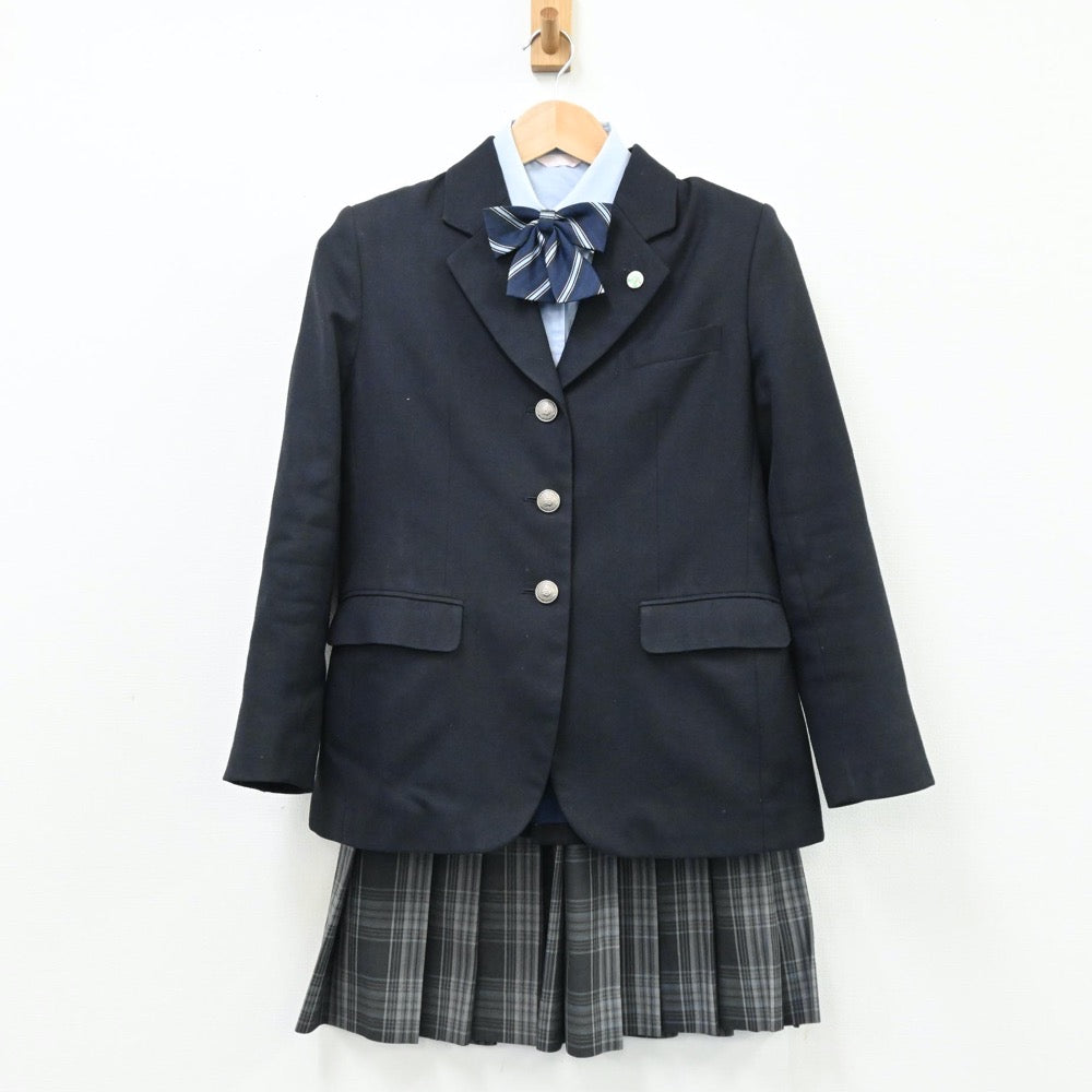 【中古】愛知県 愛知県立瀬戸北総合高等学校 女子制服 4点（ブレザー・シャツ・スカート）sf004527