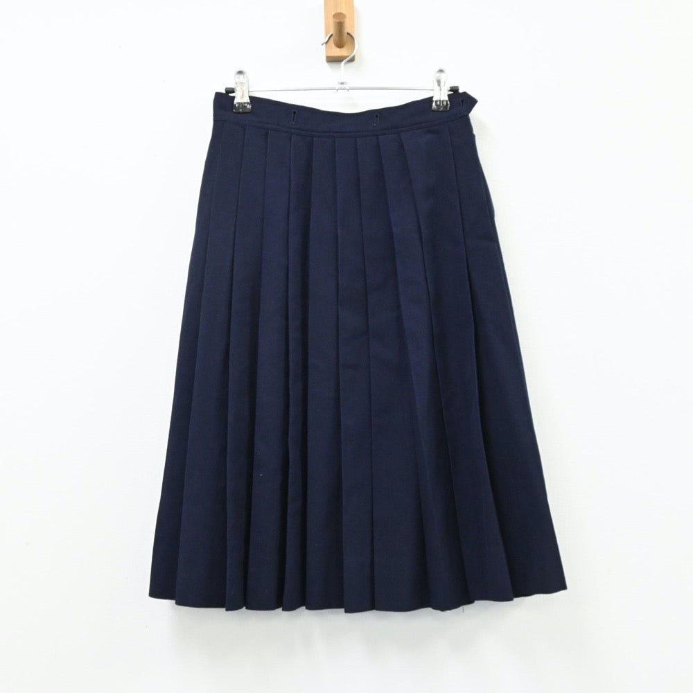 【中古】埼玉県 共立女子中学校 女子制服 3点（セーラー服・スカート）sf004529