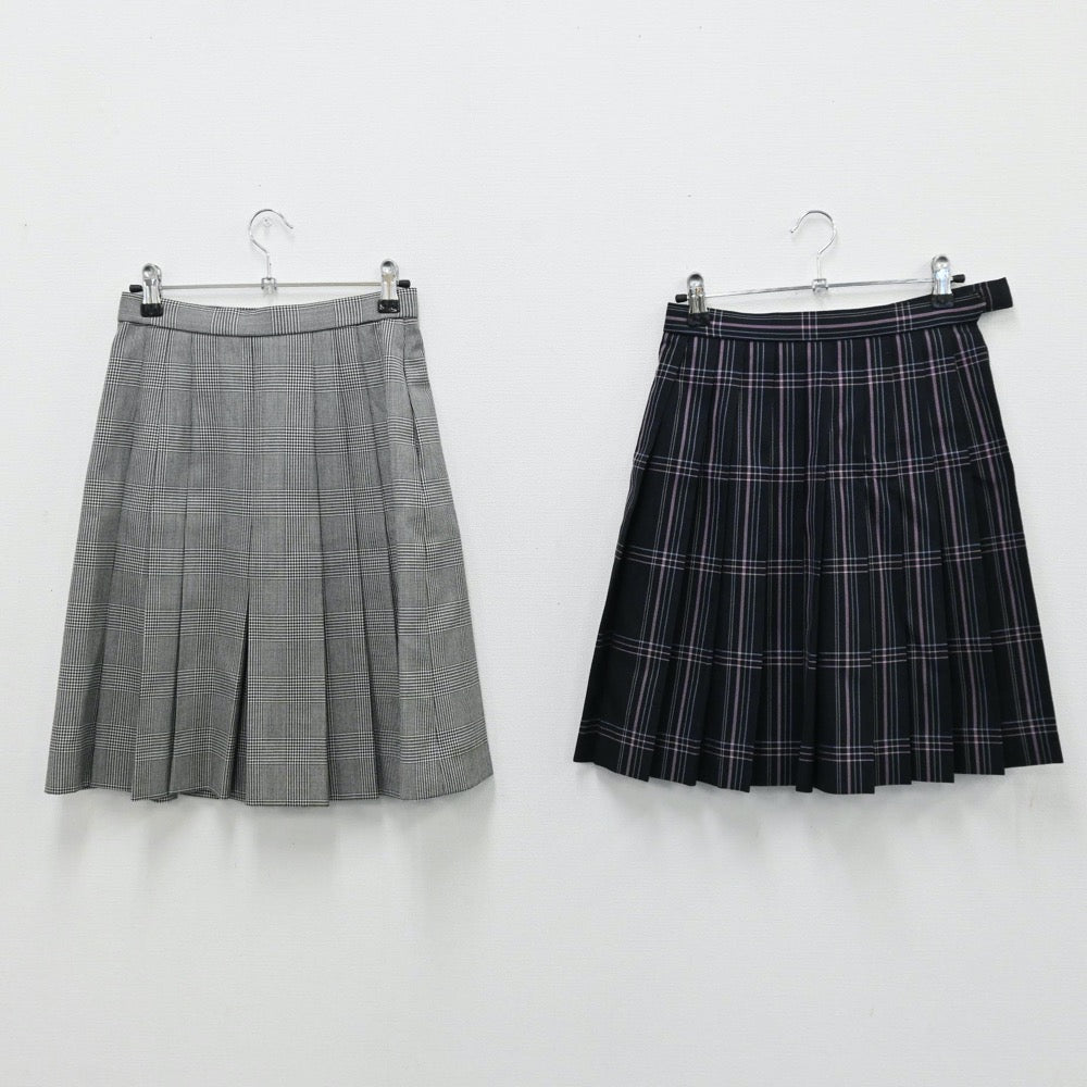 A585/S1073(中古/箱)東京都 港区立白金の丘中学校 女子制服8点
