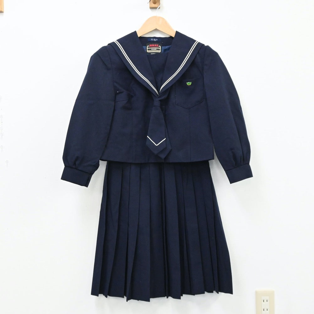 新中古品】北九州市中学校標準服（ブレザー上下着）