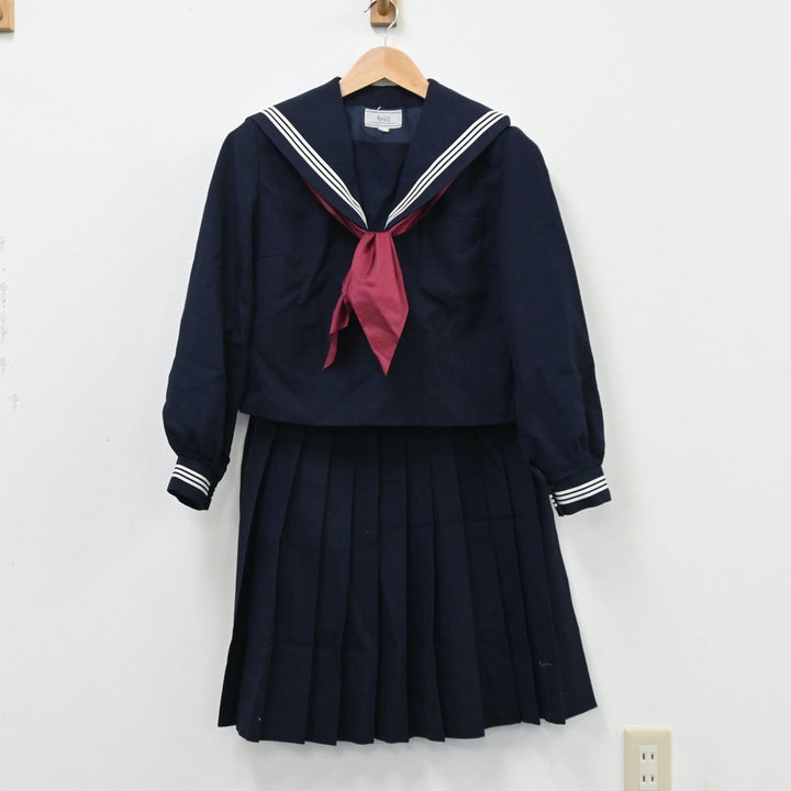 中古制服】山口県 山口県宇部市立厚東中学校 女子制服 3点（セーラー服・スカート）sf004563【リサイクル学生服】 | 中古制服通販パレイド