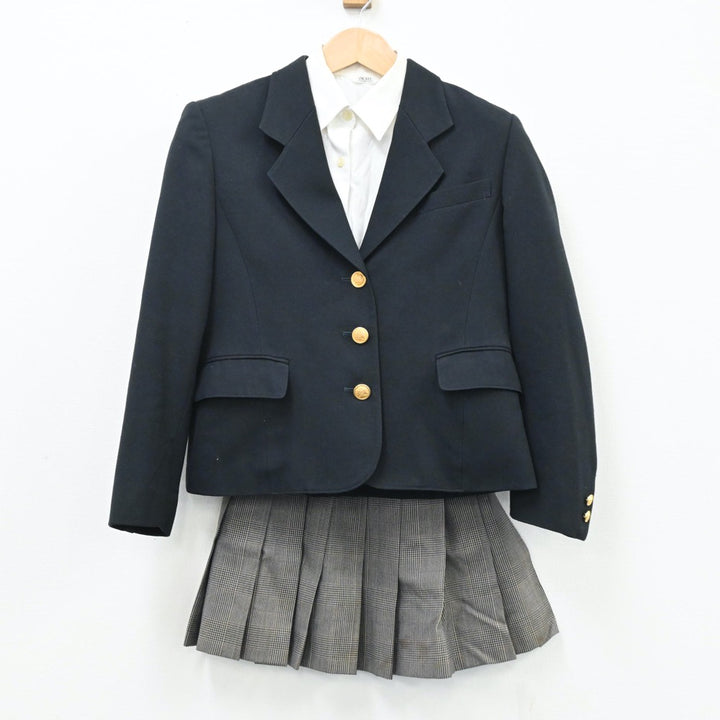 【中古制服】山口県 山口県立宇部西高等学校 女子制服 4点（ブレザー・ニット・シャツ・スカート）sf004569【リサイクル学生服】 |  中古制服通販パレイド