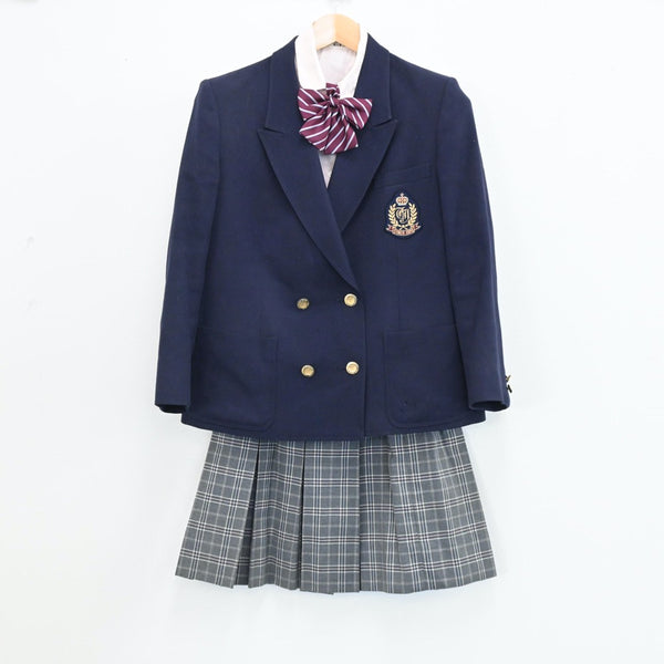 中古制服】東京都 立川女子高等学校 女子制服 5点（ブレザー・シャツ・ニット・スカート）sf004579【リサイクル学生服】 | 中古制服通販パレイド